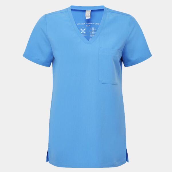 Ladies' Limitless V-Neck Stretch Scrub Top Thumbnail