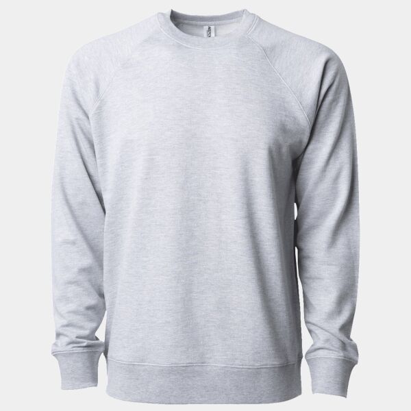 Unisex Icon Lightweight Loopback Terry Crewneck Sweatshirt Thumbnail