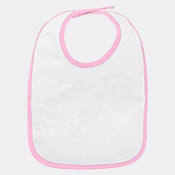 Infant Contrast Trim Bib Thumbnail